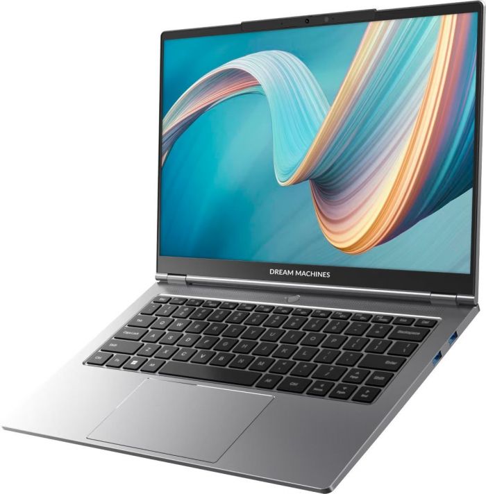 Ноутбук Dream Machines GX4MRXL-14 14QHD+ IPS, Intel U7-155H, 32GB, F1TB, UMA, DOS, сріблястий