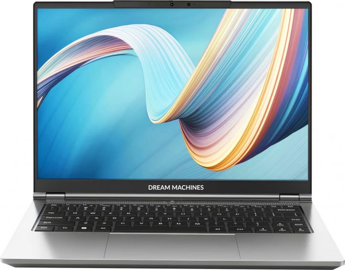 Ноутбук Dream Machines GX4MRXL-14 14QHD+ IPS, Intel U7-155H, 32GB, F1TB, UMA, DOS, сріблястий