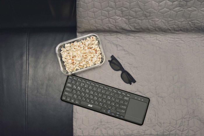 Клавіатура ножнична 2E KT100 78key, WL, EN/UK, чорний