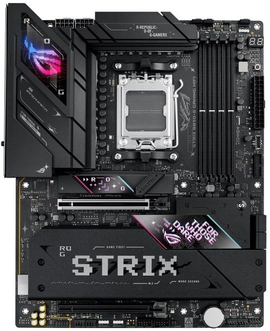 Материнcька плата ASUS ROG STRIX B850-E GAMING WIFI sAM5 B850 4xDDR5 M.2 HDMI DP USB Type-C WiFi BT ATX