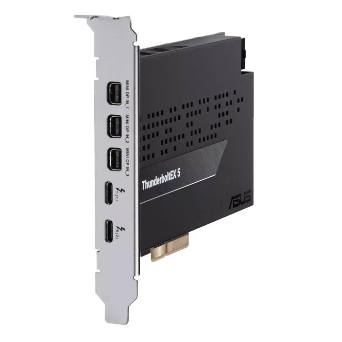 Плата-адаптер PCIe ASUS ThunderboltEX 5 USB Type-C PCIe 4.0 X4 Expansion Card