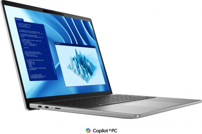 Ноутбук Dell Latitude 7455 14" QHD+ IPS Touch, Snapdragon X Elite X1E-80-100, 32GB, F1TB, Qualcomm Adreno, Win11P, сірий