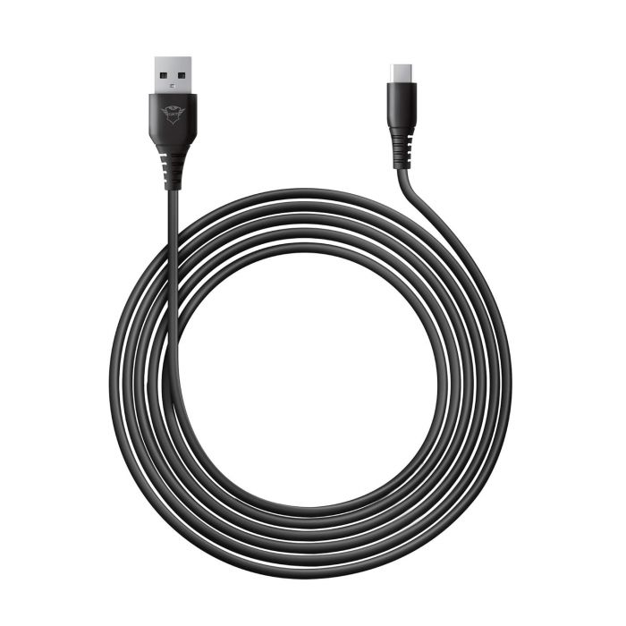 Кабель USB-C > Lightning заряджання/синхронізації Trust GXT 226 FOR PS5 3м, Type-C, чорний