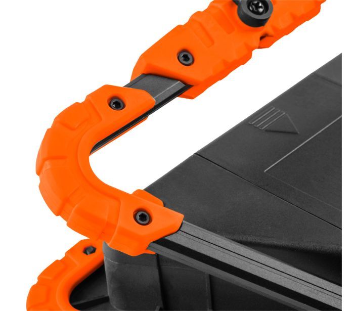 Прожектор на батарейках Neo Tools, трикутний, ААх4, 22x220x45мм , 800лм, 10Вт, 3 функції освітлення, біле/червоне світло