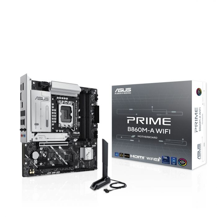 Материнcька плата ASUS PRIME B860M-A WIFI s1851 B860 4xDDR5 M.2 DP HDMI Wi-Fi BT mATX