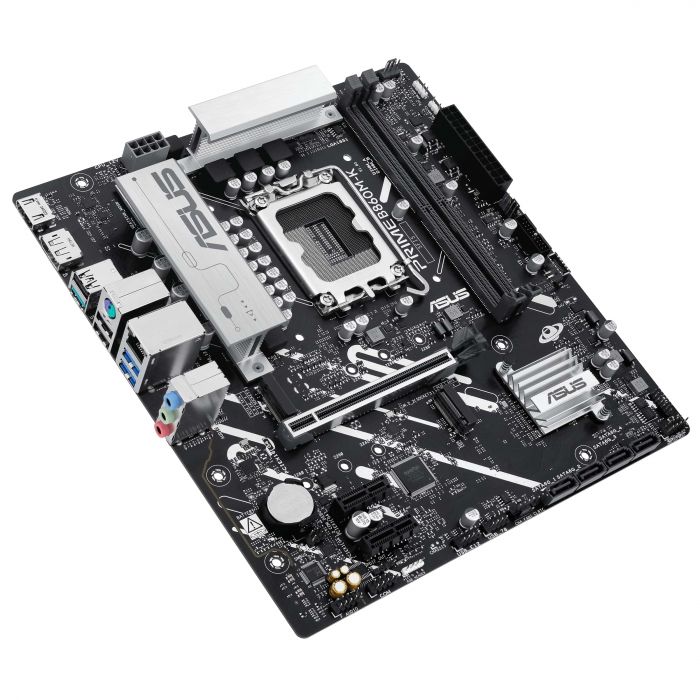 Материнcька плата ASUS PRIME B860M-K s1851 B860 2xDDR5 M.2 DP HDMI Wi-Fi BT mATX