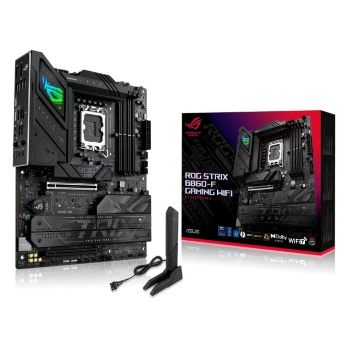 Материнcька плата ASUS ROG STRIX B860-F GAMING WIFI s1851 B860 4xDDR5 M.2 DP HDMI USB Type-C Wi-Fi BT ATX