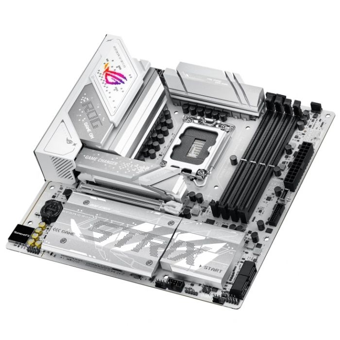 Материнcька плата ASUS ROG STRIX B860-G GAMING WIFI s1851 B860 4xDDR5 M.2 DP HDMI USB Type-C Wi-Fi BT mATX білий