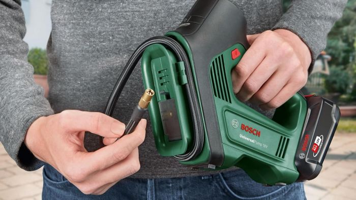 Компресор автомобільний акумуляторний Bosch UniversalPump, 18 В, без АКБ та ЗП