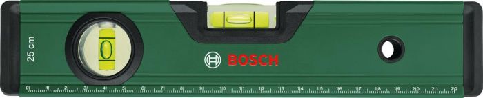 Рівень Bosch, 25см, 2 капсули, алюмінієвий