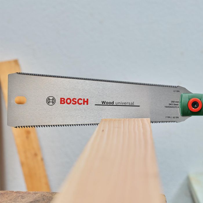 Ножівка по дереву Bosch Ryoba, 250мм, 17TPI, пластикове руків'я