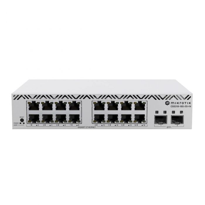 Комутатор MikroTik Cloud Smart Switch CSS318-16G-2S+IN