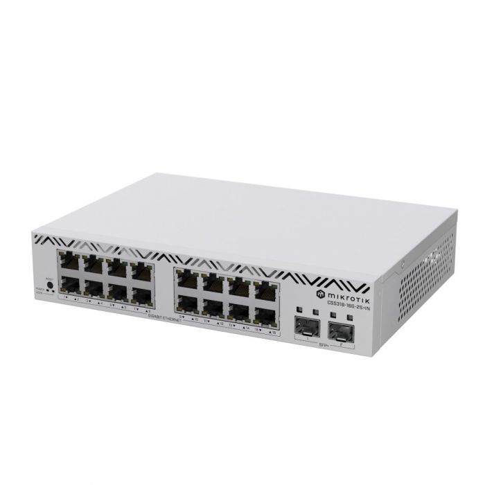 Комутатор MikroTik Cloud Smart Switch CSS318-16G-2S+IN