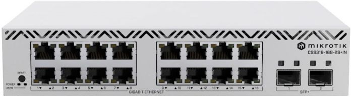 Комутатор MikroTik Cloud Smart Switch CSS318-16G-2S+IN