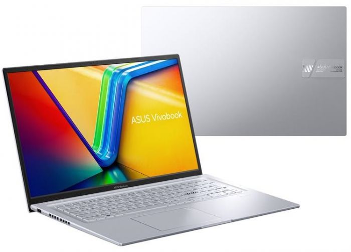 Ноутбук ASUS Vivobook 17 M3704YA-AU129 17.3" FHD IPS, AMD R5-7430U, 16GB, F512GB, UMA, NoOS, Сріблястий