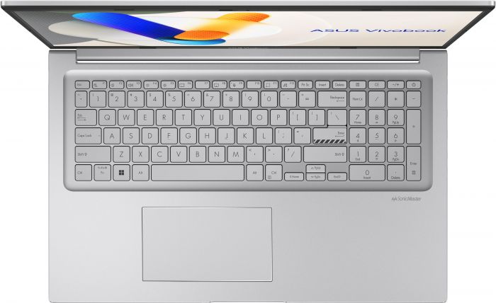 Ноутбук ASUS Vivobook 17 X1704ZA-AU376 17.3" FHD IPS, Intel i7-1255U, 16GB, F1TB, UMA, NoOS, Сріблястий