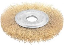 Щітка дискова Tolsen Профі, рифлений дріт 0.3мм, діаметр 125мм, посадковий розмір 22.2мм