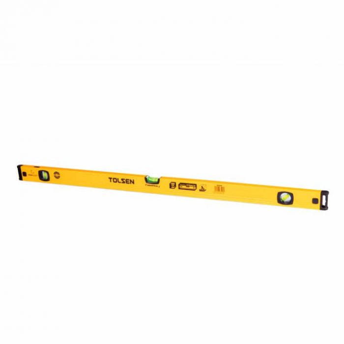 Рівень Tolsen, 200см, 3 капсули, алюмінієвий, з магнітами
