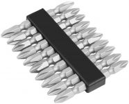 Біти двосторонні Tolsen, набір 10шт, РН2х65мм, сталь S2