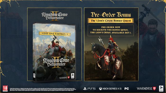 Гра консольна PS5 Kingdom Come: Deliverance 2 Day One Edition, BD диск