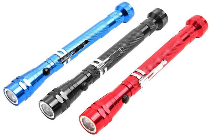 Збирач магнітний Tolsen телескопічнийз підсвіткою, 17-57см, 15лм