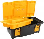 Ящик для інструменту Tolsen, органайзер в кришці, 8 секцій, 34x18x13см, пластмаса, 0.67кг