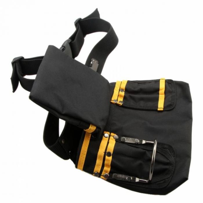 Пояс для інструменту Tolsen, 11 відділення, металева петля для молотка, скоба для рулетки, максимальний D поясу 144см