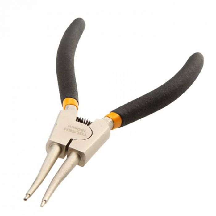 Щипці для стопорних кілець Tolsen, прямі, 19-60мм, 175мм