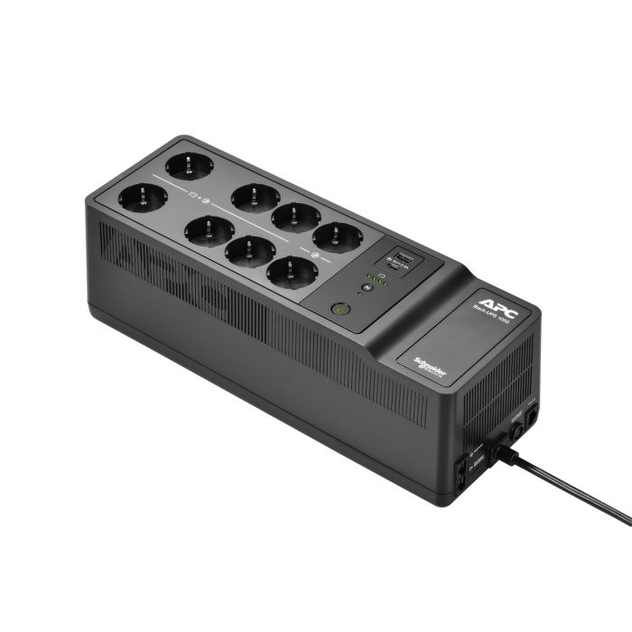 Джерело безперебійного живлення APC Back-UPS 1050VA/600W, USB charging port, USB, 6+2 Schuko