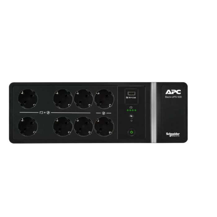 Джерело безперебійного живлення APC Back-UPS 550VA/300W, USB charging port, USB, 6+2 Schuko