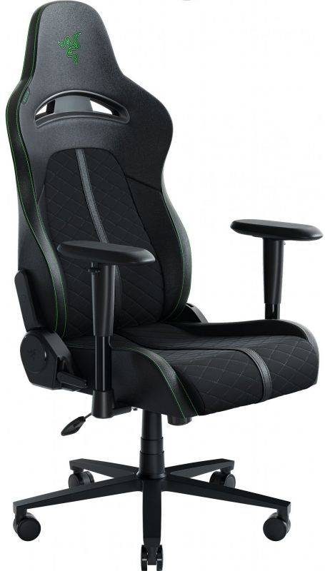 Крісло Razer Enki X  ПУ шкіра, 2D-Armrests, чорно-зелений