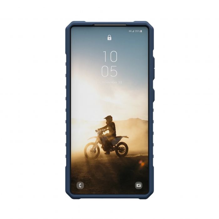 Чохол+ремінець UAG для Samsung Galaxy S25 Ultra, Pathfinder Clear with Magnet Bundle, Blues Lanyard