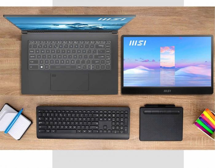 Монітор портативний MSI 15.6" PRO MP161-E2U mHDMI, 2xUSB-C, MM, IPS, Cover