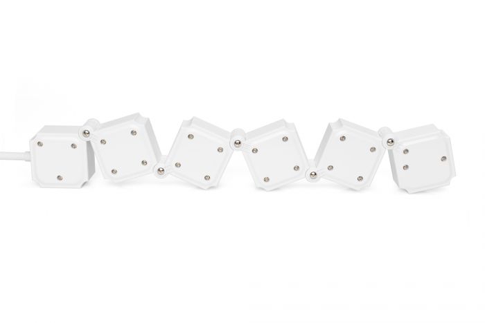 Блок розеток DIGITUS Flexible, 4xSchuko 16A, 2xUSB 2.4A, вимикач