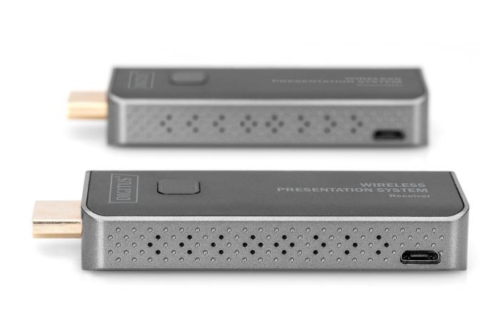 Система для презентацій DIGITUS Click & Present Mini - Wireless Collaboration System HDMI, 1xTX, 1xRX