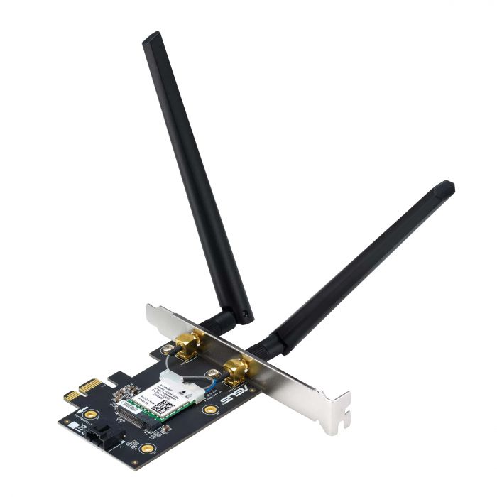 Адаптер WiFi ASUS PCE-BE6500 BE6500, PCI-Express x1, BT5.4