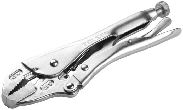 Кліщі затискні Tolsen Профі, 0-50мм, храповий механізм, 250мм