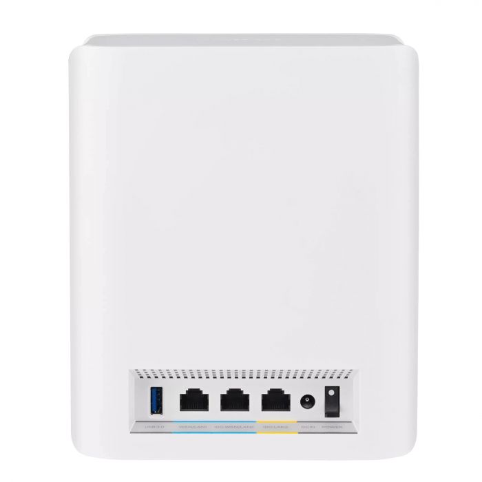 Система WiFi-Mesh ASUS ZenWiFi BT10 BE25000, 1x10GE LAN, 1xGE WAN/LAN, 1x10GE LAN, 1xUSB 3.0, 3мод, білий