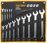 Ключі комбіновані Tolsen Профі, набір 14шт, 6-32мм, CrV