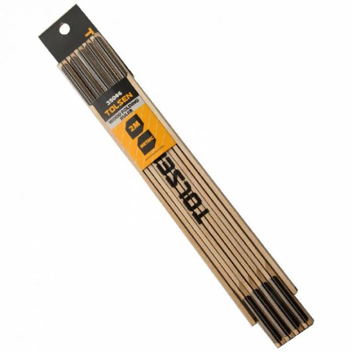 Лінійка Tolsen, складна, дерев'яна 2000мм