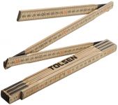 Лінійка Tolsen, складна, дерев'яна 2000мм