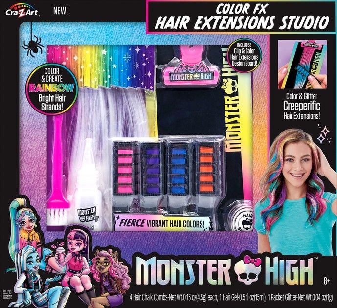Набір для творчості Cra-Z-Art Monster High Colour FX Студія нарощування волосся