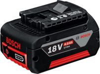 Акумулятор Bosch GBA, 18В, 4А·год, 1.1кг Акумулятор Bosch GBA, 18В, 4А·год, 1.1кг