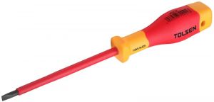 Викрутка Tolsen Premium плоска, діелектрична, 2.5х0.4х75мм