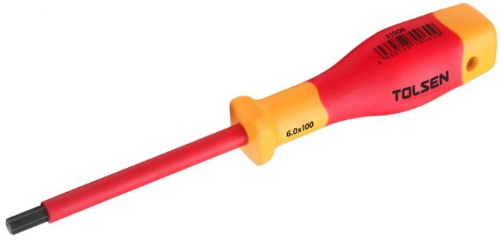 Викрутка Tolsen Premium шестигранна, діелектрична, H6х100мм
