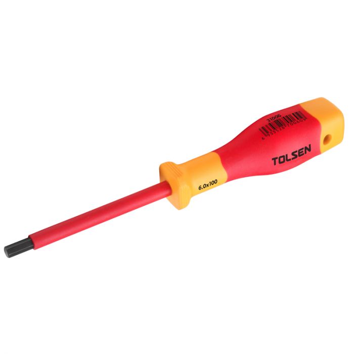 Викрутка Tolsen Premium шестигранна, діелектрична, H8х100мм