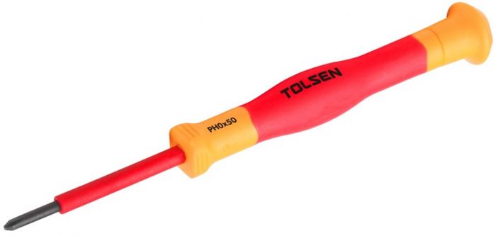 Викрутка Tolsen Premium, прецизійна, діелектрична, PH00х50мм