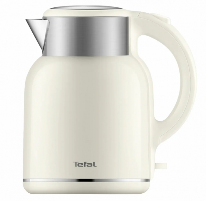 Електрочайник Tefal Thermo Protect XL, 1.9л, пластик, нержавіюча сталь, бежевий