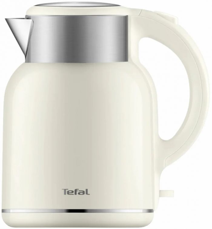 Електрочайник Tefal Thermo Protect XL, 1.9л, пластик, нержавіюча сталь, бежевий