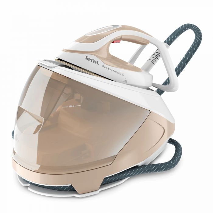 Праска-парогенератор Tefal Pro Express Eco, 2200Вт, 1800мл, паровий удар -550гр, постійна пара - 140гр, біло-золотий